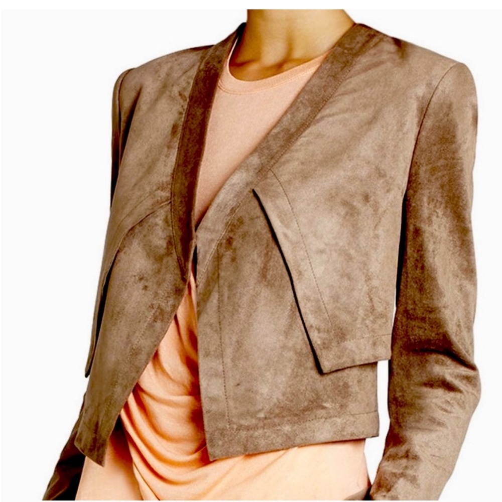 BCBGMAXAZRIA Women's Tan Jacket